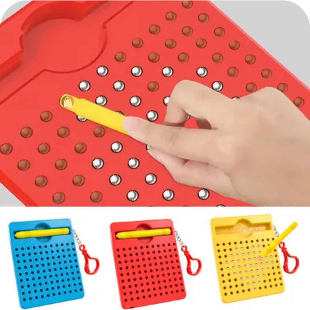 Magnetic Drawing Board with Beads & Pencil | MagBoard