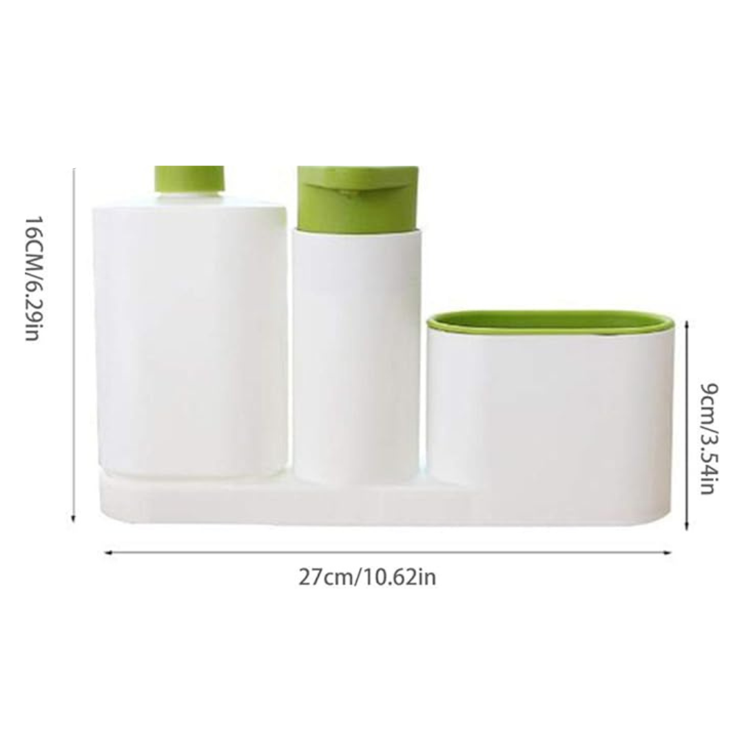 Detergent Dispenser with Sponge Holder | SoapBox