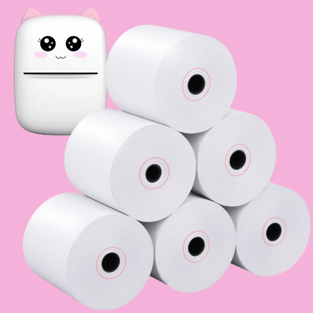 Printer Paper Refill 5 Units (Non-adhesive)