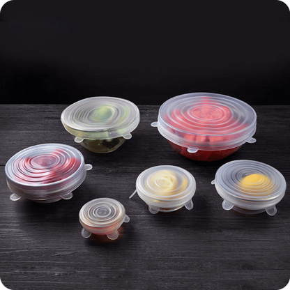 Set of 6 Silicone Stretch Lids | Tapa Max