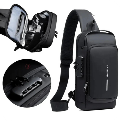 Anti-Theft Crossbody Bag with USB Port | UrbanPack
