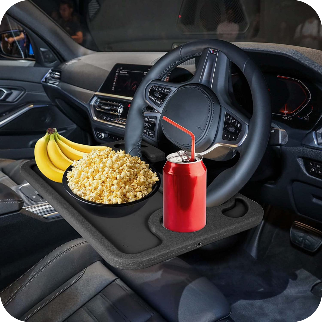 Portable Steering Wheel Desk | DriveDesk