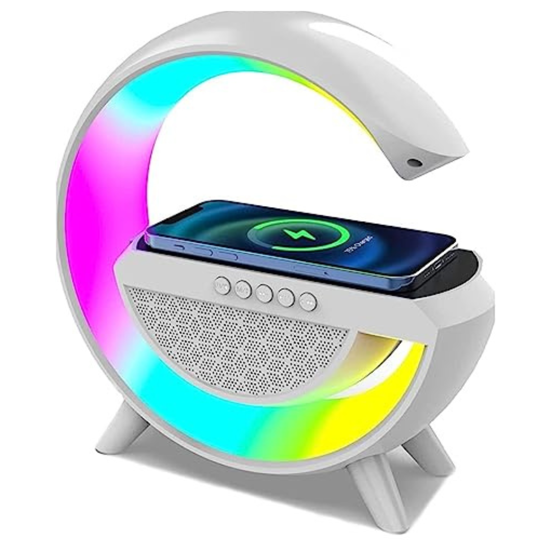 Speaker with Wireless Charging & RGB Lights | SoundGlow