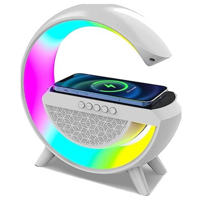 Speaker with Wireless Charging & RGB Lights | SoundGlow