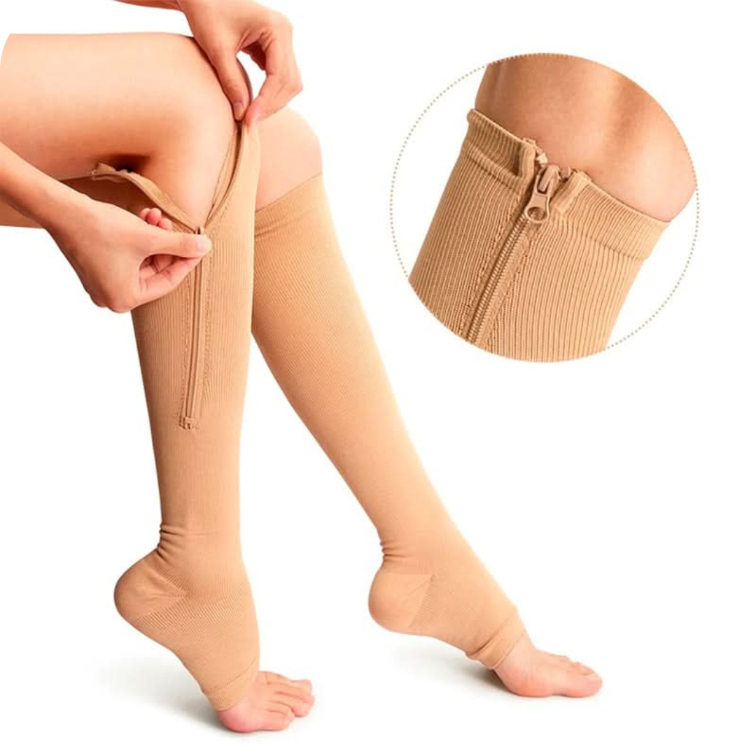 Zipper Compression Socks | ZipCompress