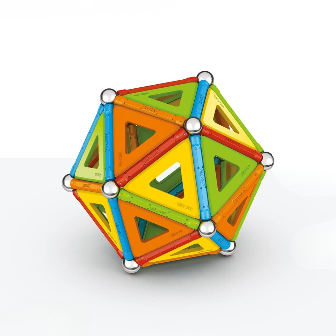 Colorful Magnetic Construction Set | MagnetiBuild