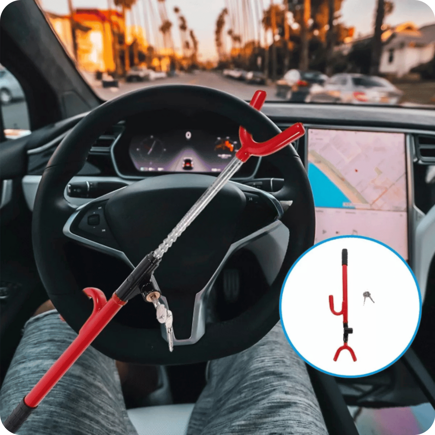 Steering Wheel Lock | Anti Theft