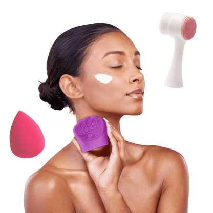 Exfoliation Kit + Makeup Sponge | Clean Skin 3-in-1