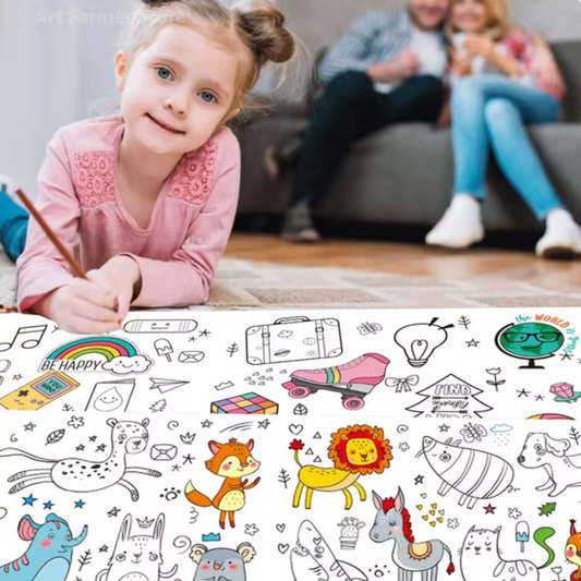 Roll Coloring Paper | DrawFun