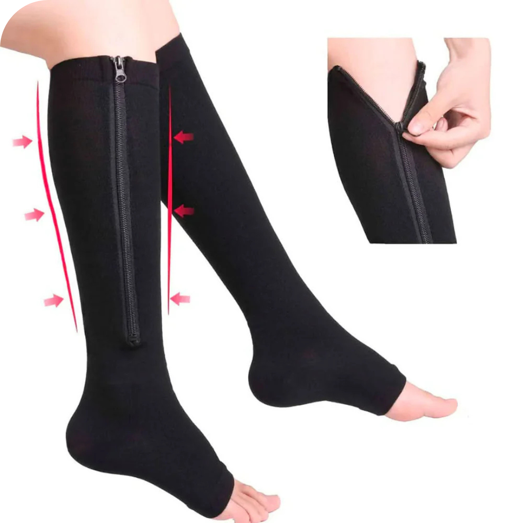 Zipper Compression Socks | ZipCompress
