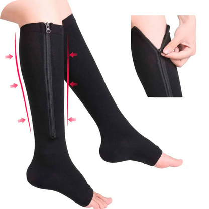 Zipper Compression Socks | ZipCompress