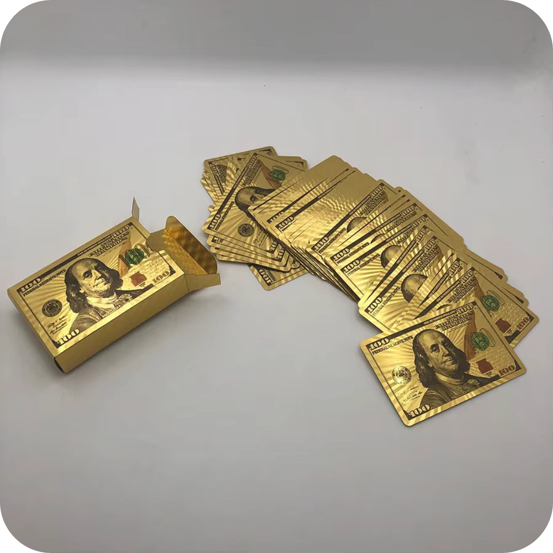 24K Gold-Finish Poker Cards | GoldDeck