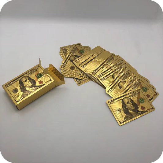 24K Gold-Finish Poker Cards | GoldDeck