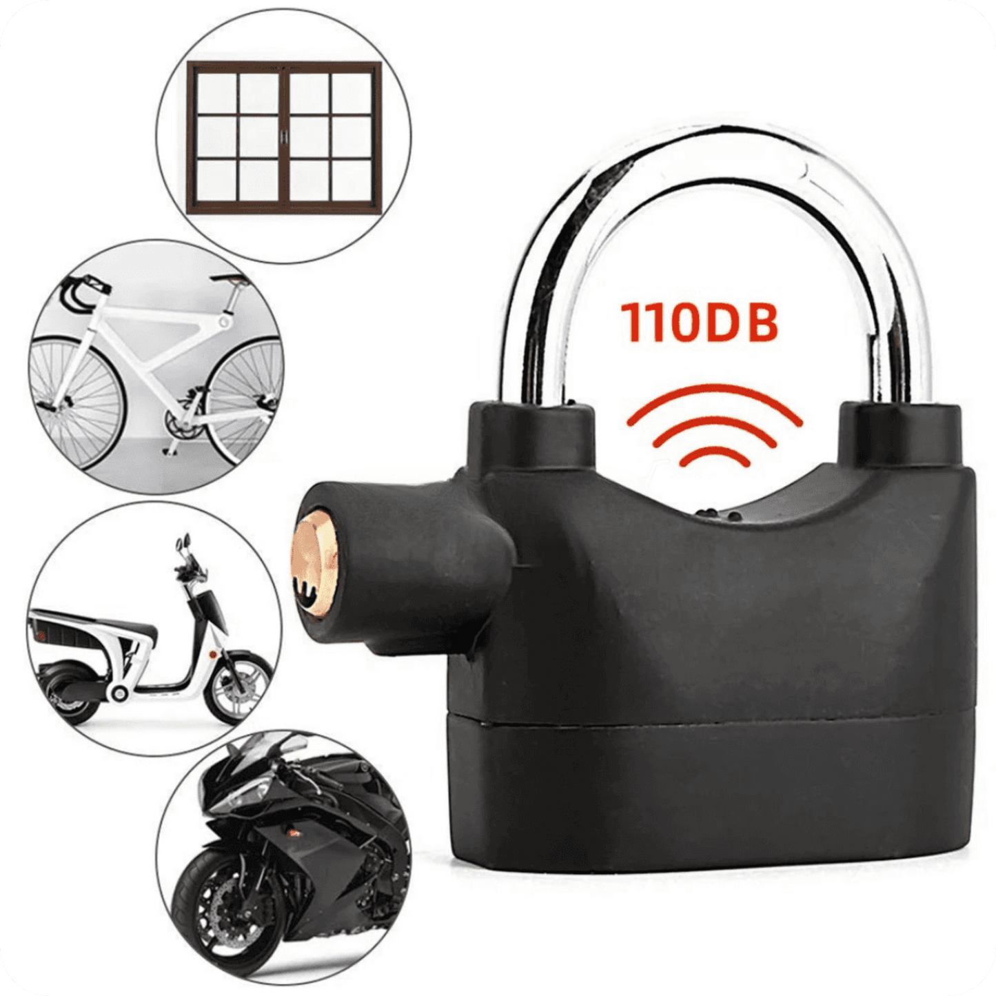 Security Lock with Alarm | Alarm Lock