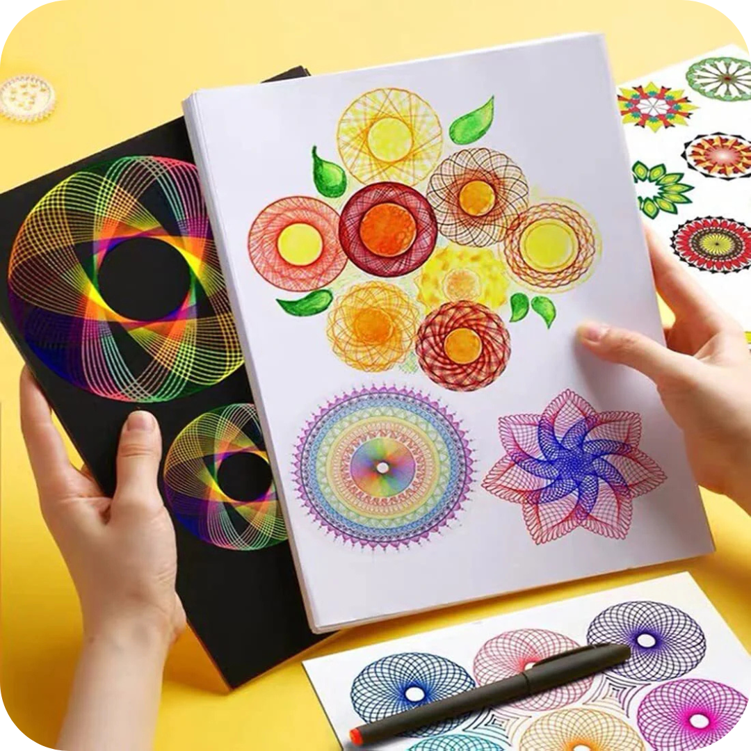 Artistic Design Kit with Spiral Wheels | SpiroArt