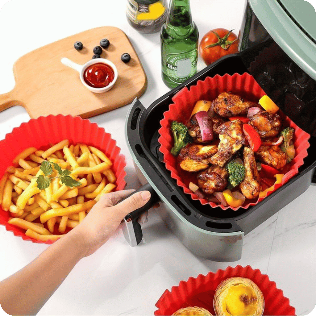 Silicone Air Fryer Basket 2x1 Promo | Silicook