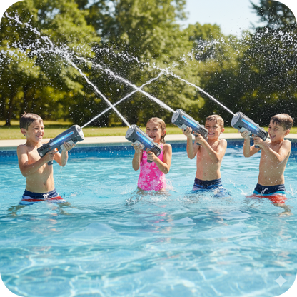 Continuous Spray Electric Water Gun | AquaBlaster