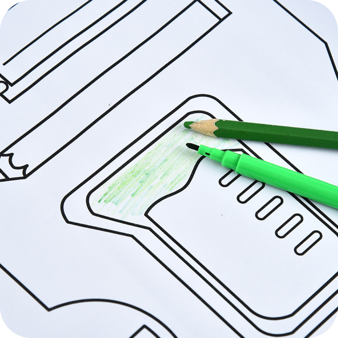 Roll Coloring Paper | DrawFun