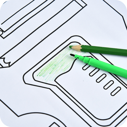 Roll Coloring Paper | DrawFun