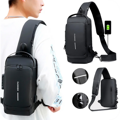 Anti-Theft Crossbody Bag with USB Port | UrbanPack