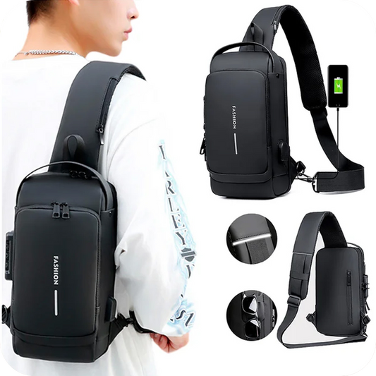 Anti-Theft Crossbody Bag with USB Port | UrbanPack