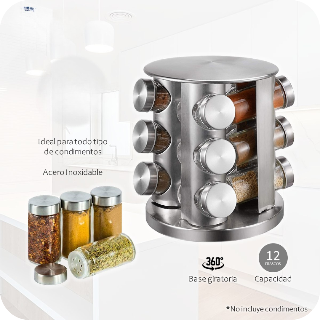 SPICE CAROUSEL™ ROTATING CONDIMENT DISPENSER