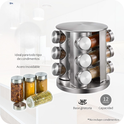 SPICE CAROUSEL™ ROTATING CONDIMENT DISPENSER