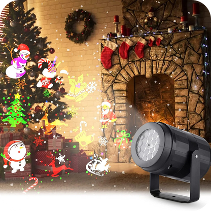 LED Christmas Projector with 12 Films | XmasBeam