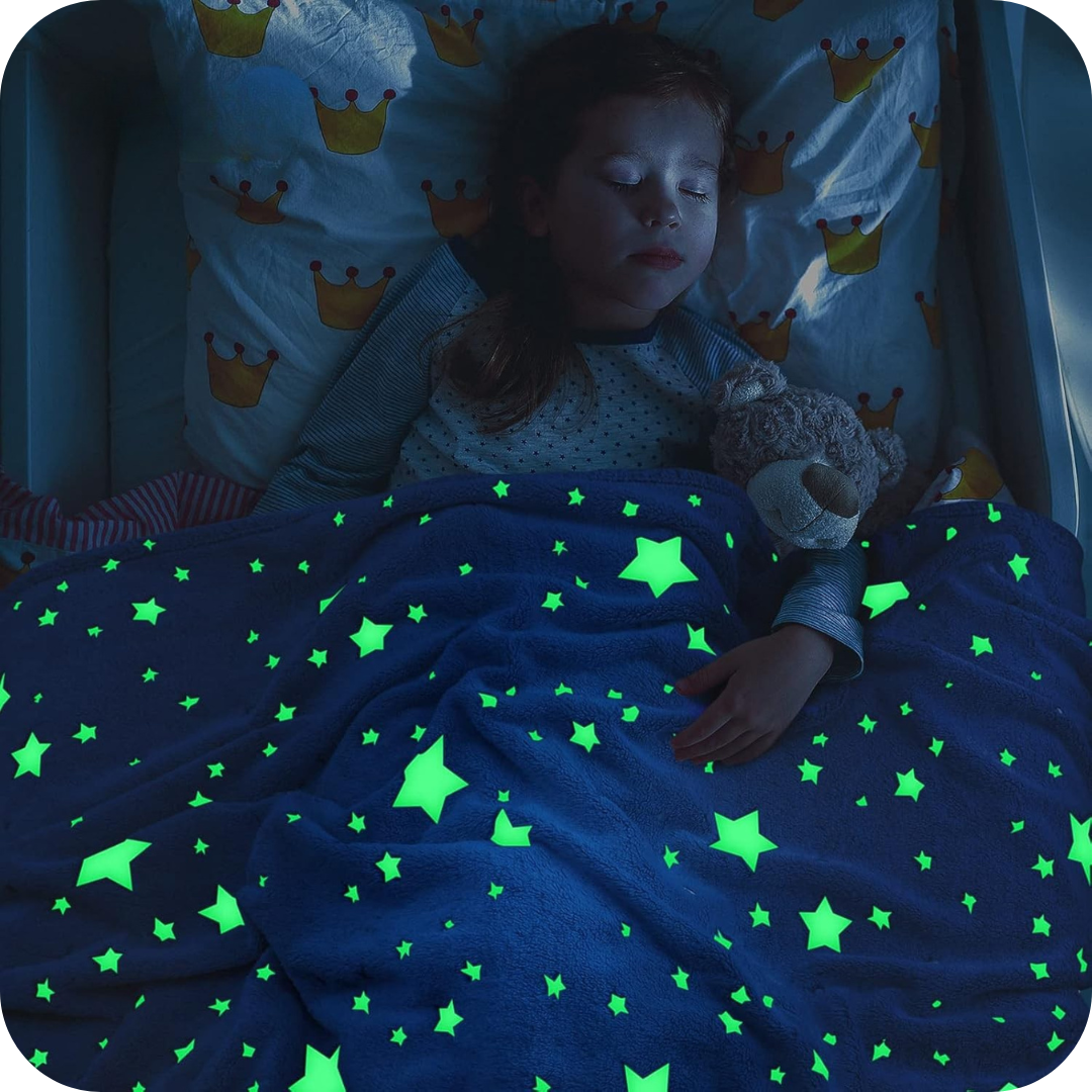 Manta que Brilla en la Oscuridad | CozyGalaxy