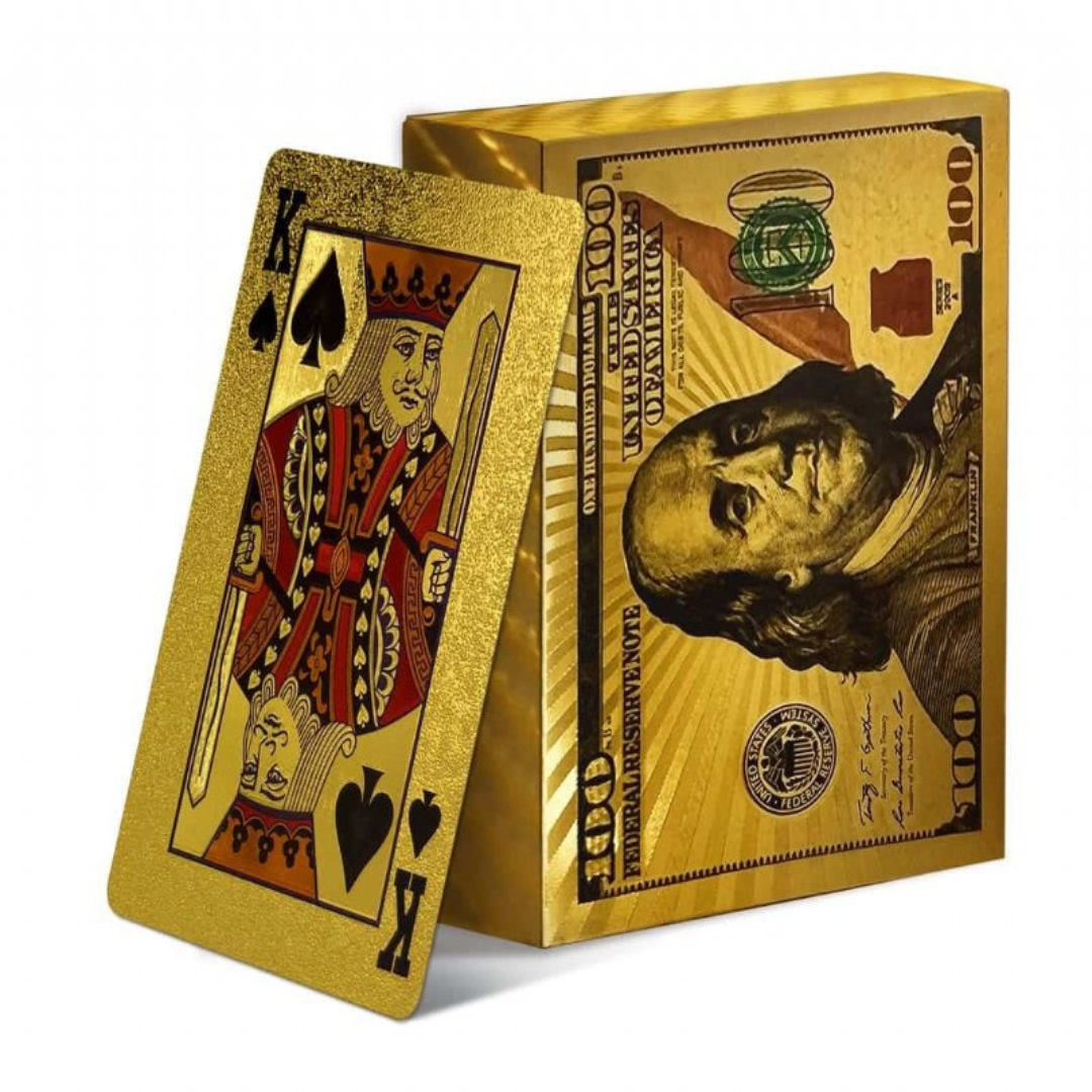 24K Gold-Finish Poker Cards | GoldDeck