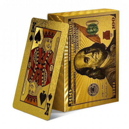 24K Gold-Finish Poker Cards | GoldDeck