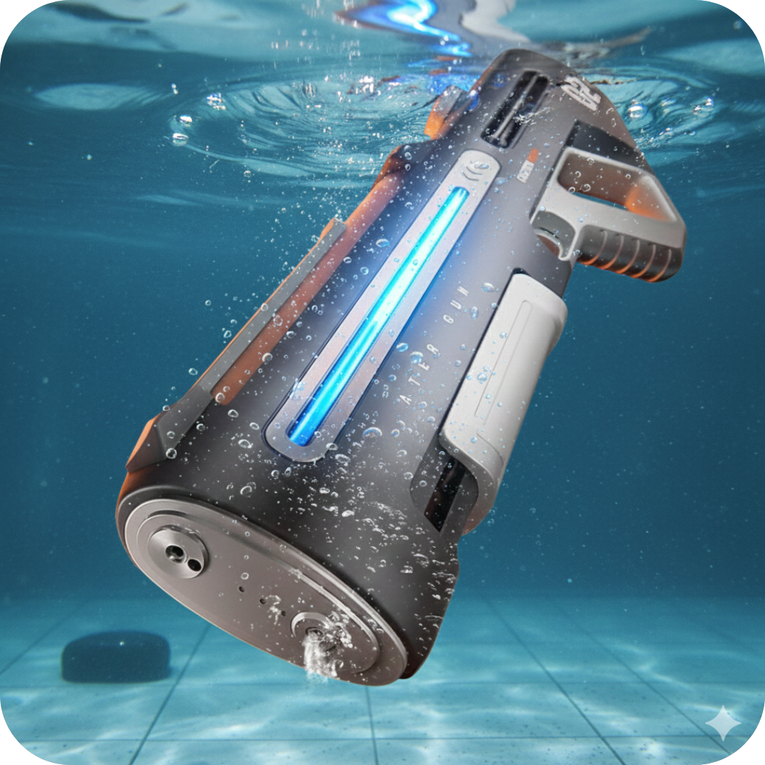 Continuous Spray Electric Water Gun | AquaBlaster