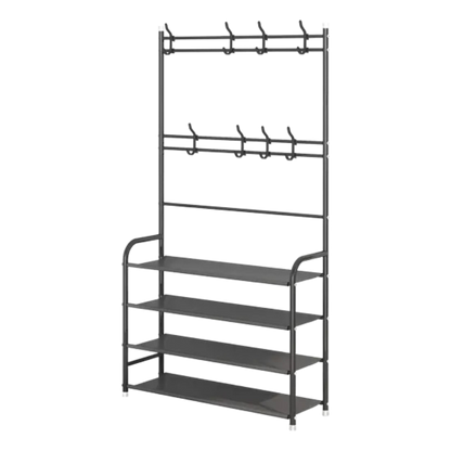 Multifunctional Coat Rack with Shoe Rack | RackSpace
