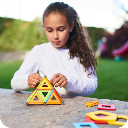 Colorful Magnetic Construction Set | MagnetiBuild