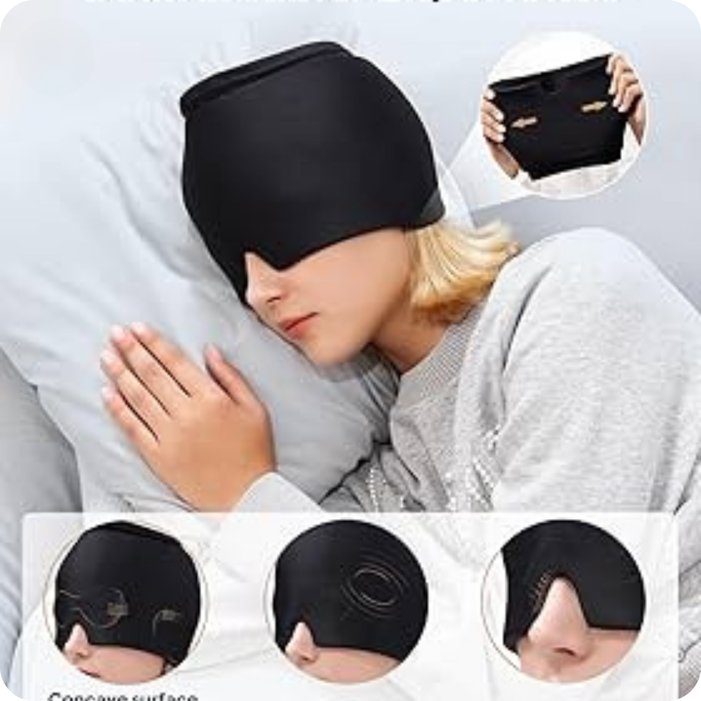 Hot/Cold Headache Relief Cap | Head Relax