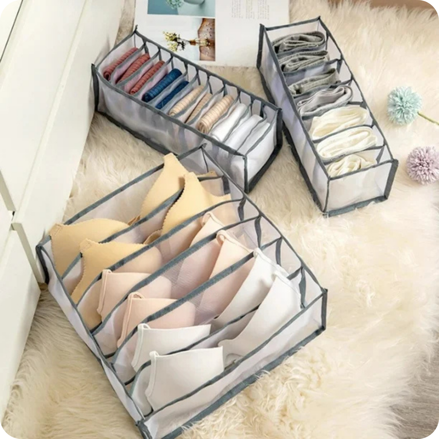 Set of 3 Clothing Organizers | ClosetZen