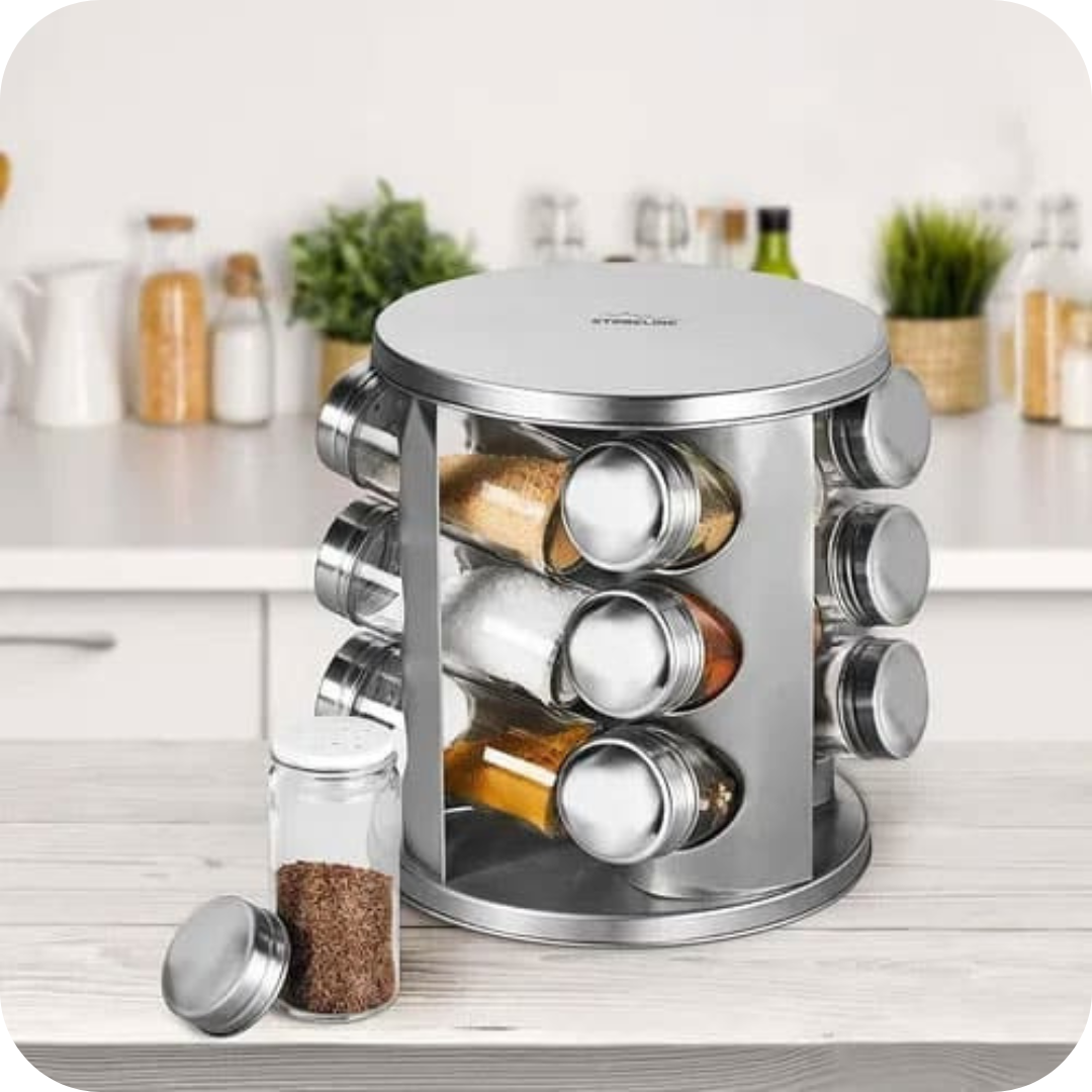 SPICE CAROUSEL™ ROTATING CONDIMENT DISPENSER