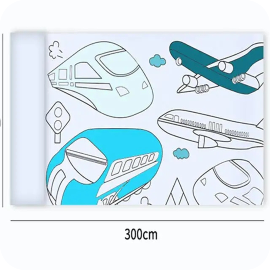 Roll Coloring Paper | DrawFun