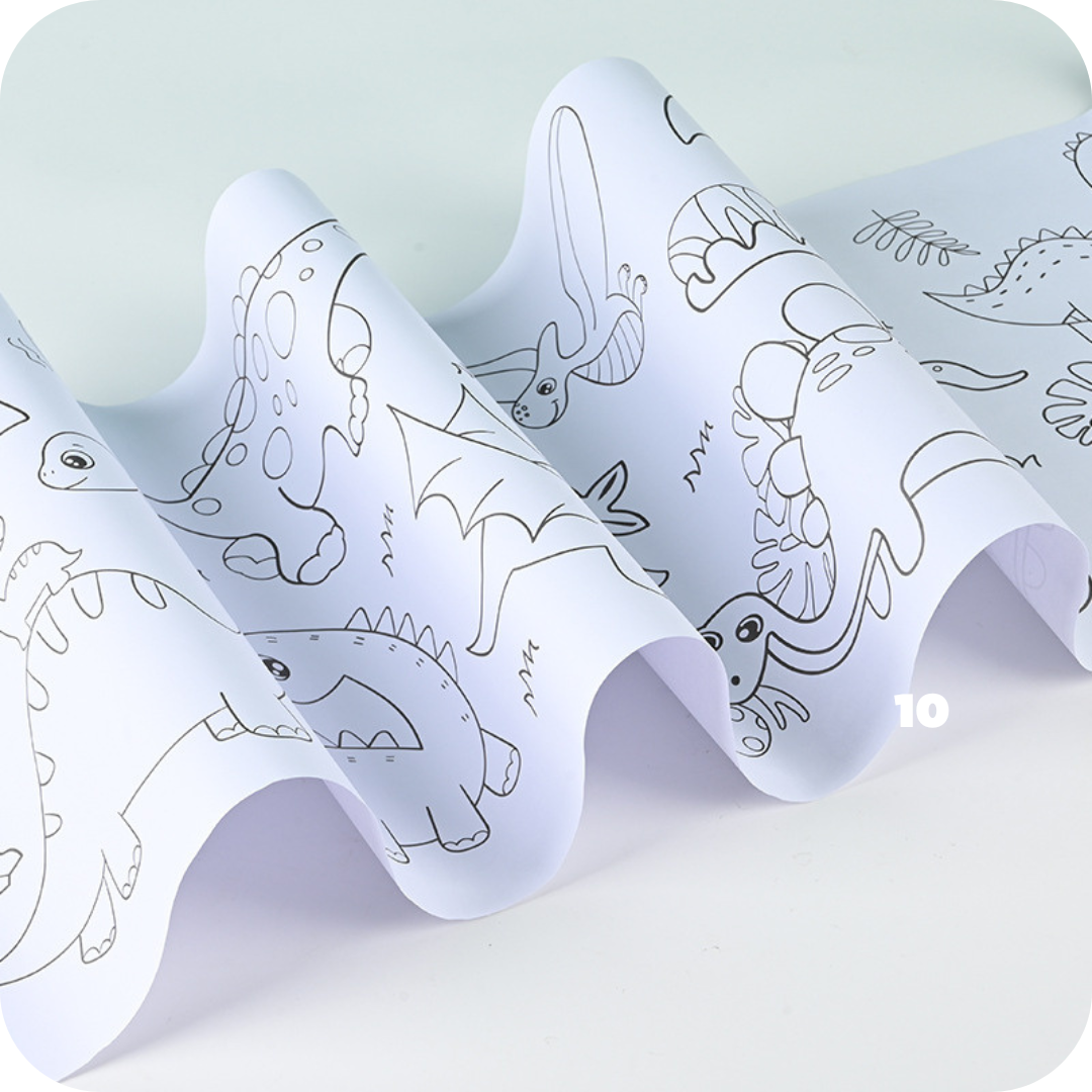 Roll Coloring Paper | DrawFun