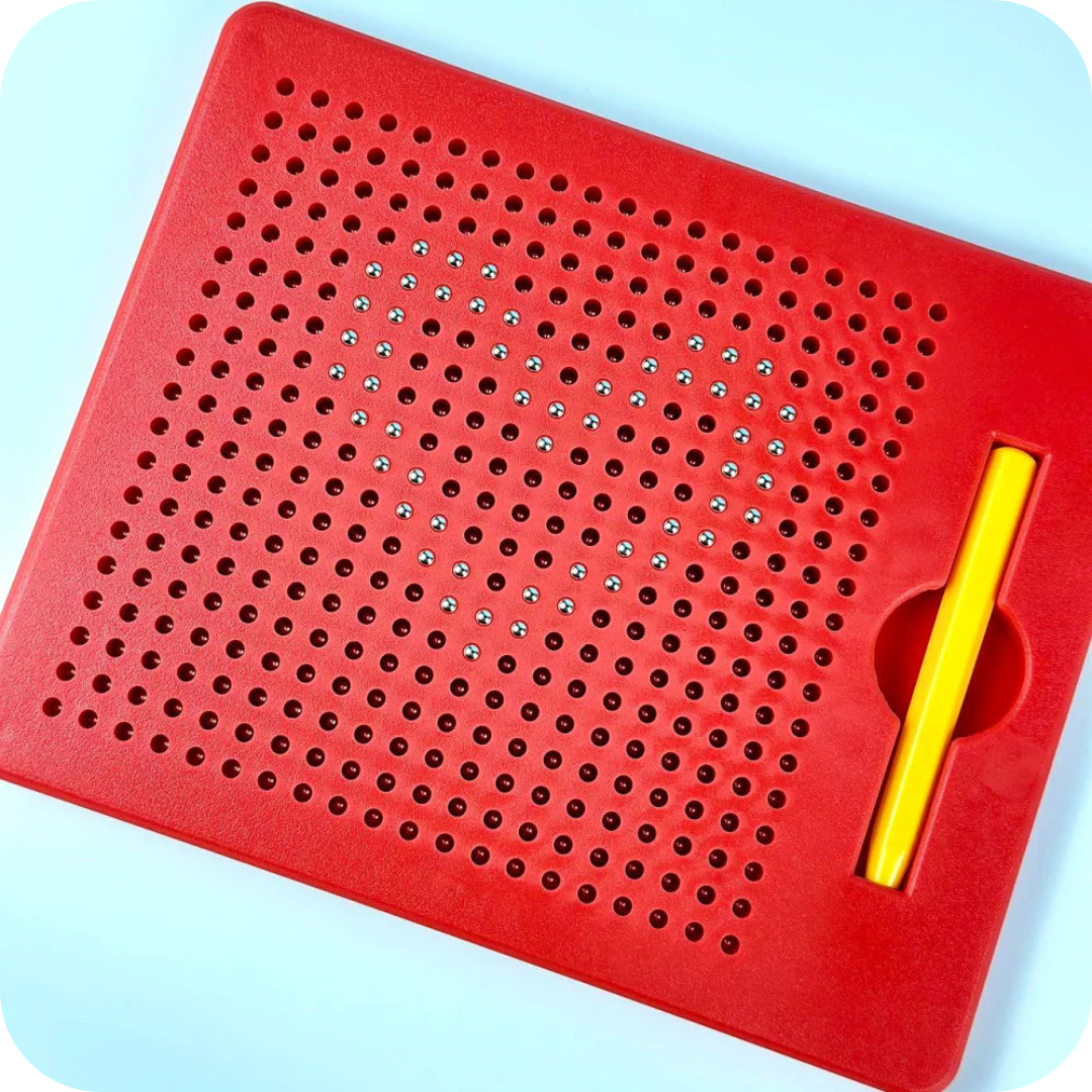 Magnetic Drawing Board with Beads & Pencil | MagBoard