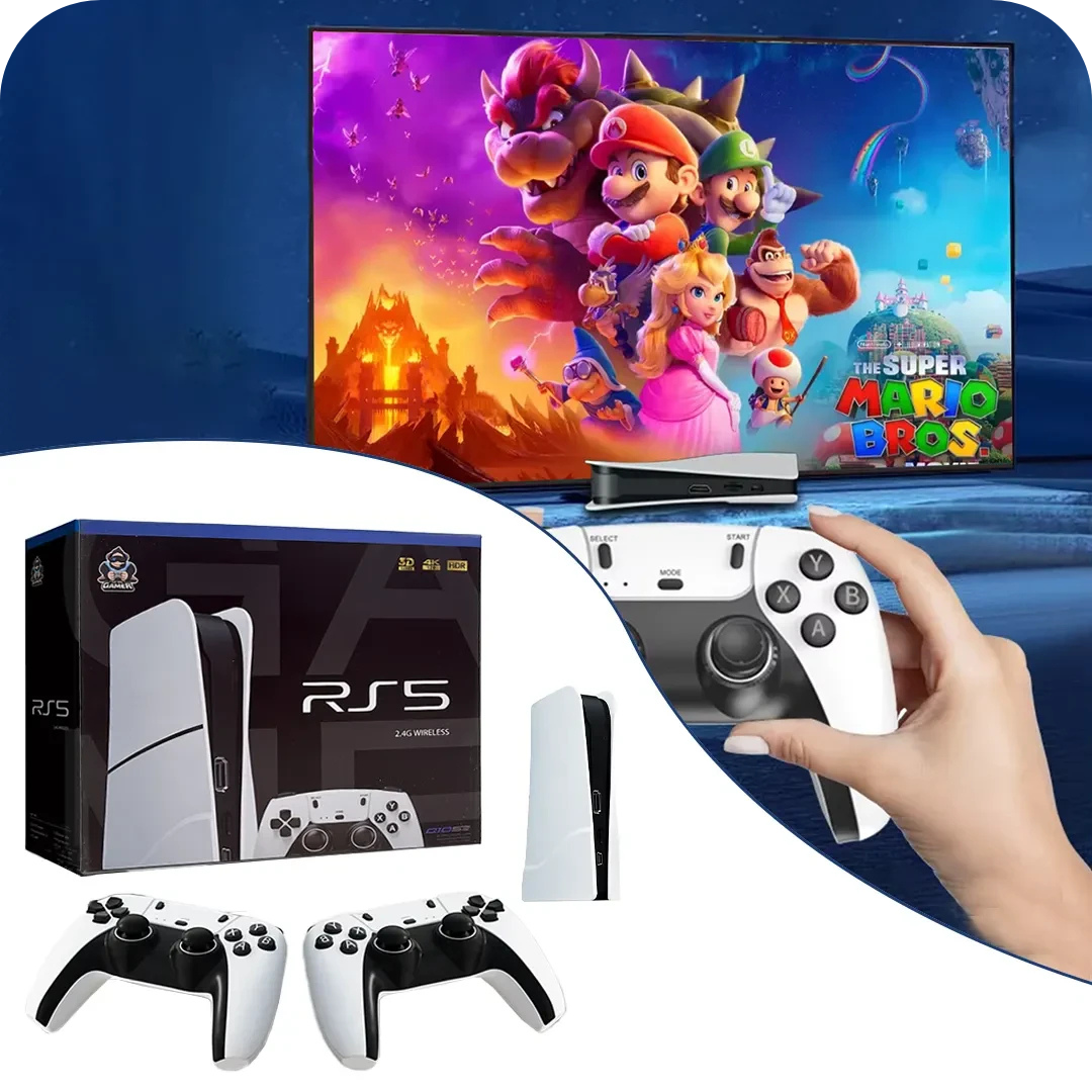 Mini Game Console with Dual Controller | GameRS5
