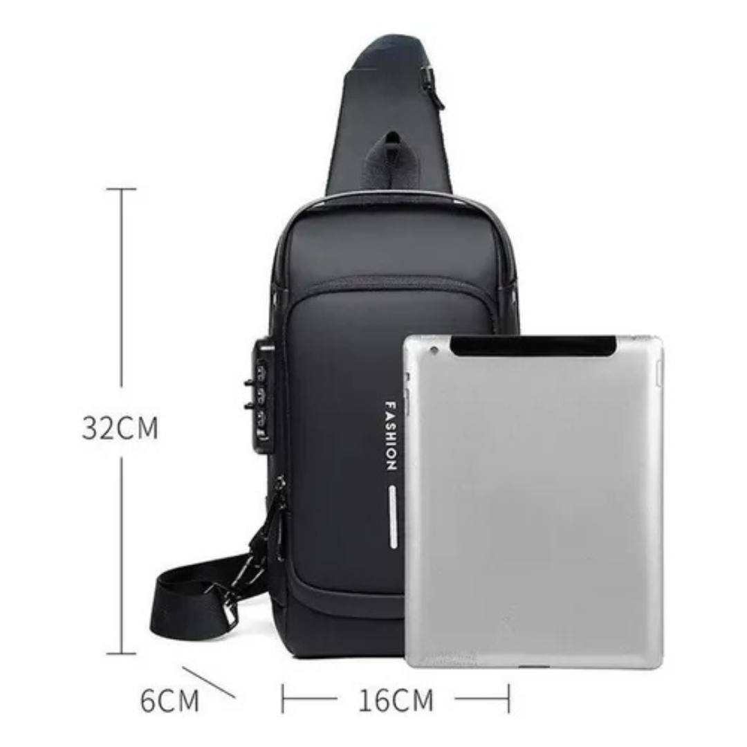 Anti-Theft Crossbody Bag with USB Port | UrbanPack
