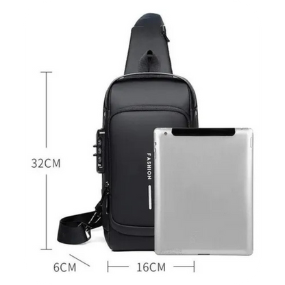 Anti-Theft Crossbody Bag with USB Port | UrbanPack