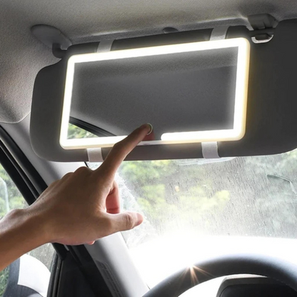 Car Mirror with LED Light | LumiMirror