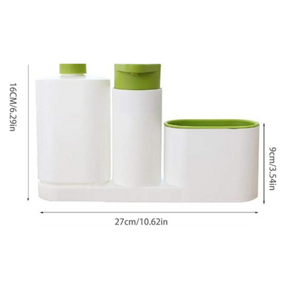 Detergent Dispenser with Sponge Holder | SoapBox