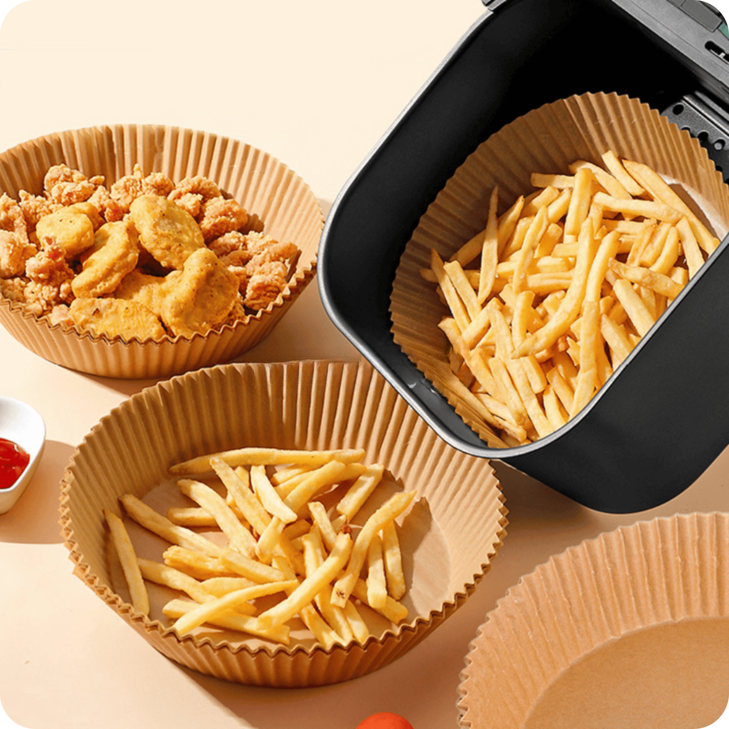 Air Fryer Paper Basket Pack of 50 | PaperFry