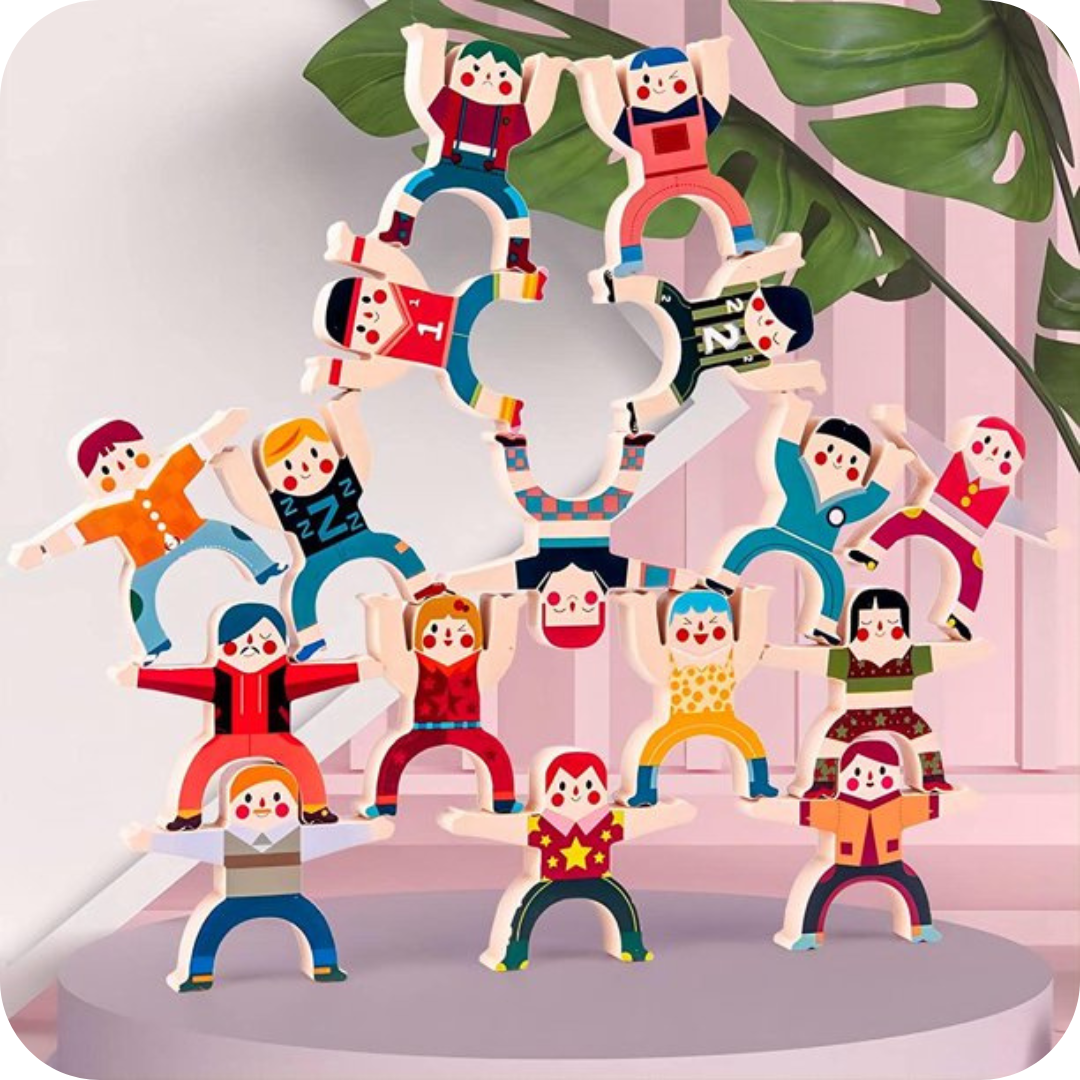 Character Balance & Stacking Game | HérculesJenga