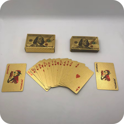 24K Gold-Finish Poker Cards | GoldDeck