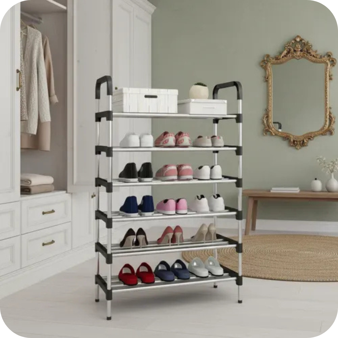 6-Level Shoe Rack | ShoeRack Pro