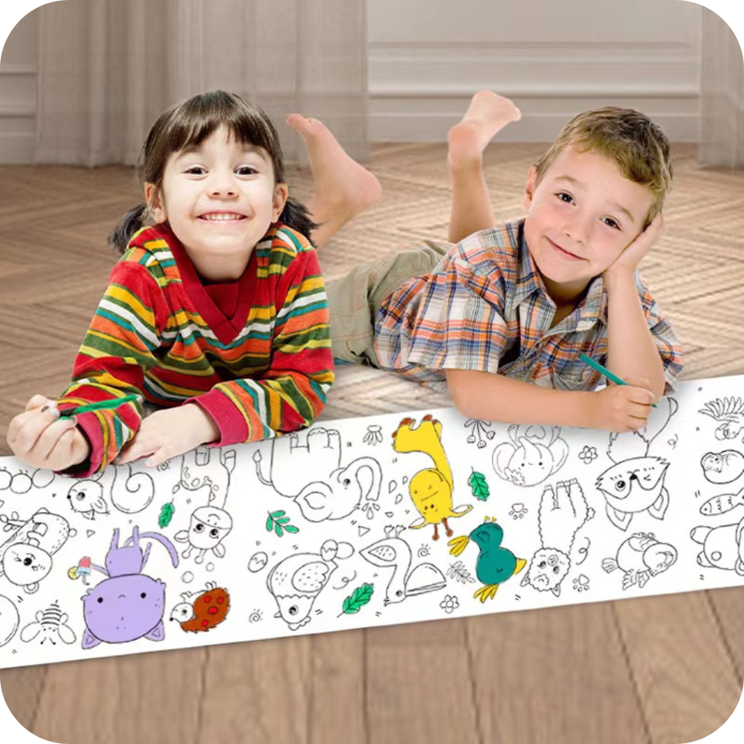 Roll Coloring Paper | DrawFun